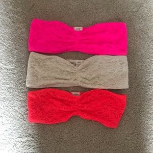 Size small bralettes. All for 1 price. Bright